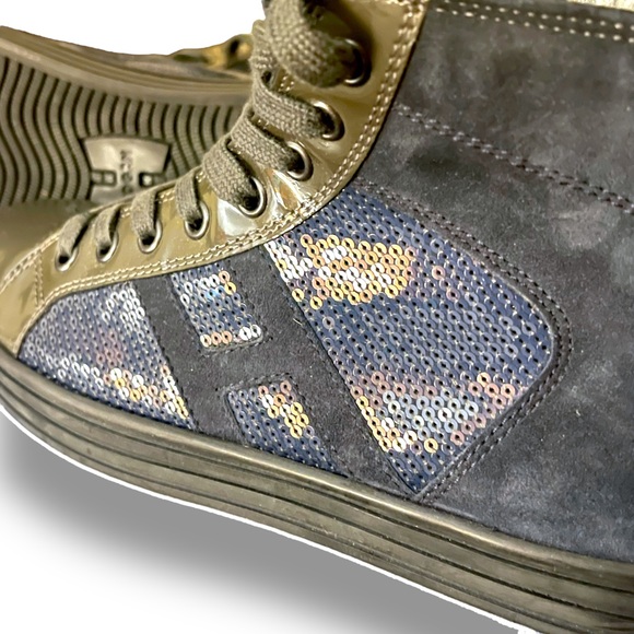 Hogan REBEL hightop sneakers for ladies size 37 - Picture 8 of 11